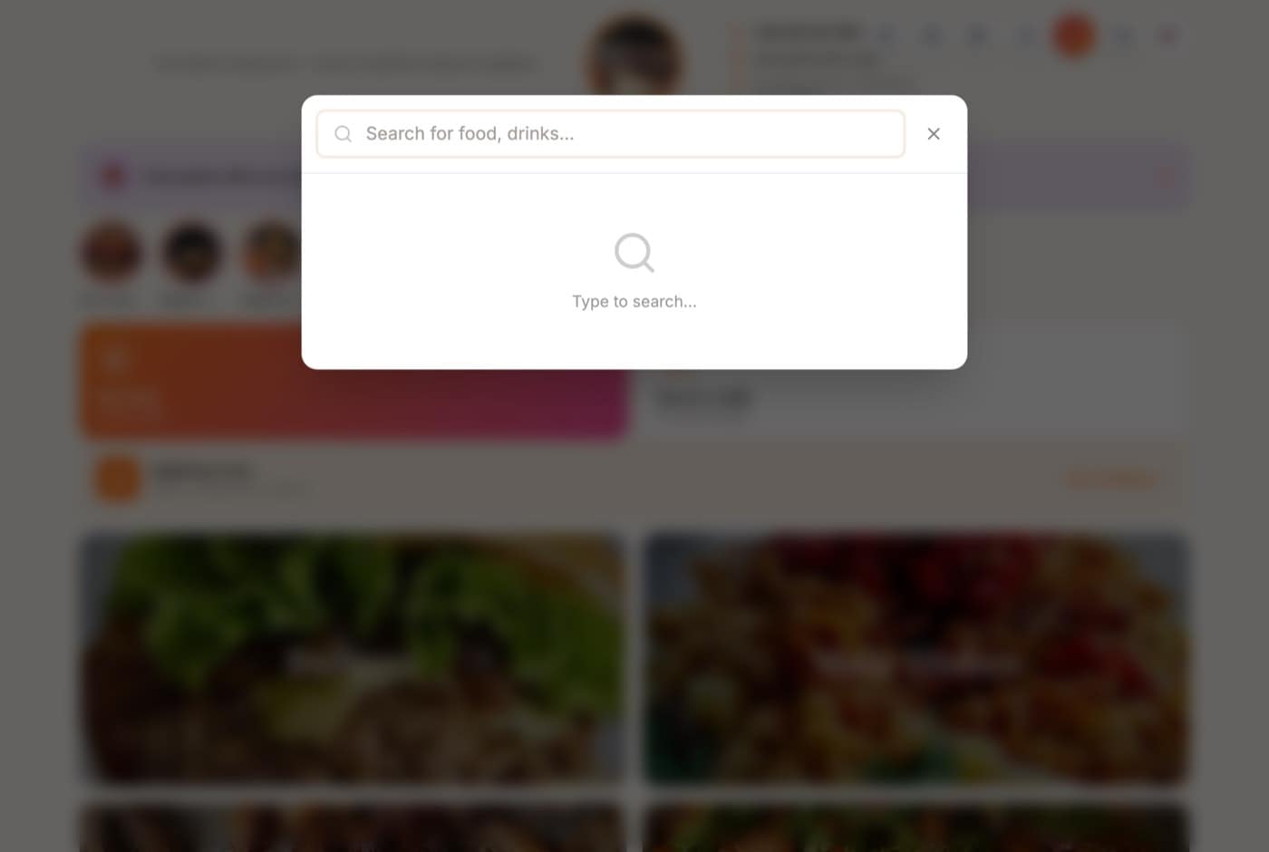 Menu search